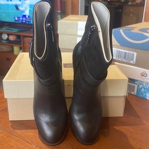 Clarks Artisan Leather & Suede Ankle Boots